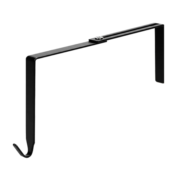 Fence Rail String Light Hook, Metal Outdoor Light Holder for Wall Edge and Garden Balcony Lighting with Over Edge Fit for Home Use