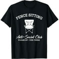 thumbnail image 1 of Fence Sitting Anti-Social Club Please Sit Over There T-Shirt, 1 of 3