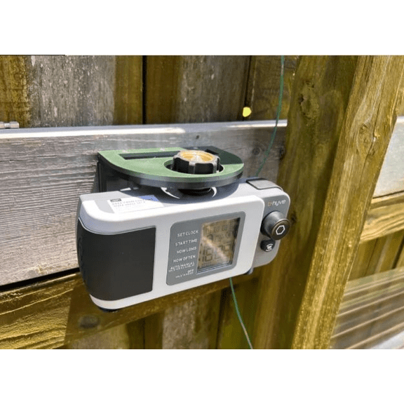 Fence/Wall Mount Bracket for Orbit B-Hyve DX 4 Smart Hose Timer, Outdoor Mounting Kit - Weatherproof Fence/Deck/Siding Installation Accessory