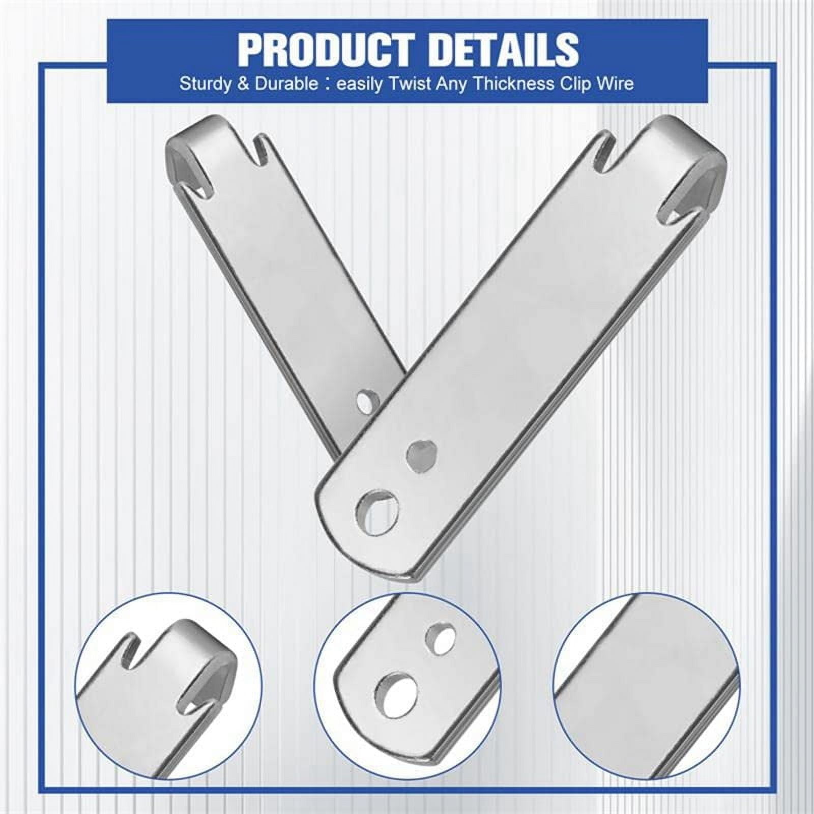 Tagtight Zaundrahtdreher 2er Set - Biegewerkzeug Für Farmzäune Mit Stacheldraht & Weidedraht