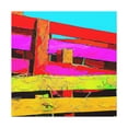 thumbnail image 1 of Fence and Fluttering Birds - Canvas, 1 of 25