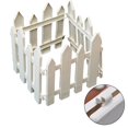 thumbnail image 1 of FenceGuard: Durable White Plastic Garden Lawn Fence for Protection, 1 of 7