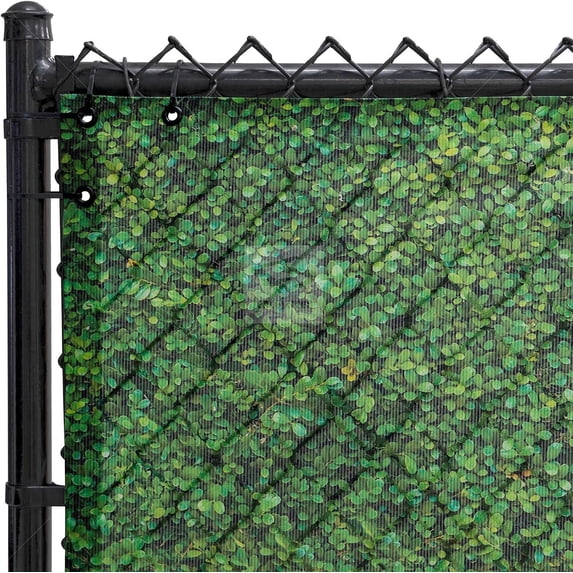 FenceScreen 211 Series Scenic Designer Fence Screen (Boxwood Hedge)
