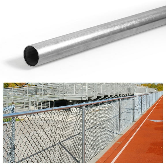Fencer Wire 1-5/8" Fence Top Rail, 10 FT Galvanized Pipe for Chain Link Fence, Chain Link Parts, Hardware, Accessories, Pack of 5