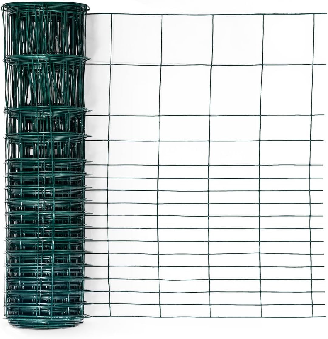 Fencer Wire 16 Gauge Green Vinyl Coated Rabbit Guard Fence, Poultry ...