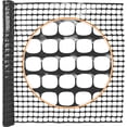 thumbnail image 1 of Fencer Wire 4 ft. x 100 ft. Outdoor Snow Fence, Plastic Safety Mesh, Temporary Garden Netting for Poultry, Rabbits, Chicken & Dogs, Opening Mesh Size 1.6" x 1.6" (Black), 1 of 9