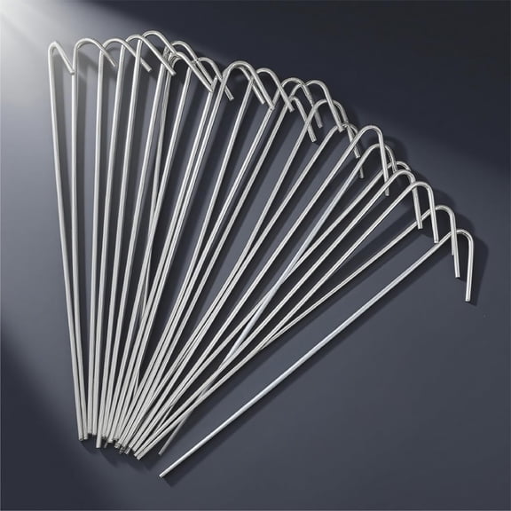 Fencer Wire 6.5 Inch 150 PCS 12.5 Gauge Heavy Duty Chain Link Wire Ties, Fence Metal Slats Hook Tie Wires, Garden, Dog, Animal Fencing Hardware Parts, Silver