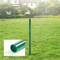 thumbnail image 1 of Fencer Wire 6 FT Green Chain Link Fence Terminal Post, Terminal Post with 2-3/8” Outside Diameter, Chain Link Fence Parts, Hardware, Accessories, Pack of 5, 1 of 9