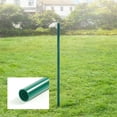 thumbnail image 1 of Fencer Wire 7 FT Green Chain Link Fence Line Round Post, Line Post with 1-7/8” Outside Diameter, Chain Link Fence Parts, Hardware, Accessories, Single, 1 of 9