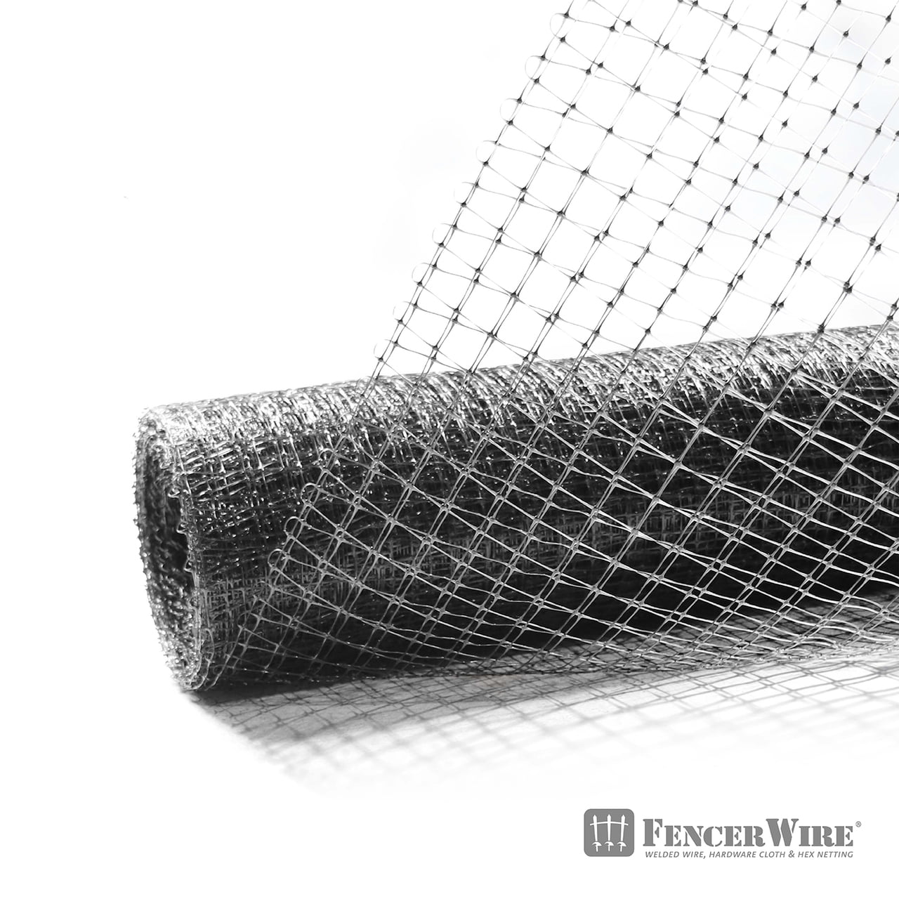 Fencer Wire 7 ft. x 100 ft. Mesh Garden Netting with Reusable, Tangle-Free Protection
