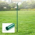 thumbnail image 1 of Fencer Wire 8 FT Green Chain Link Fence Line Round Post, Line Post with 1-7/8” Outside Diameter, Chain Link Fence Parts, Hardware, Accessories, Pack of 5, 1 of 9