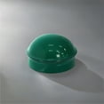 thumbnail image 1 of Fencer Wire Green 2-3/8" Round Dome External Post Cap, Terminal Post Cap for 2-3/8" Outside Diameter Pipe, Chain Link Fence Parts, Hardware, Accessories for Chain Link Fence, Pack of 10, 1 of 8