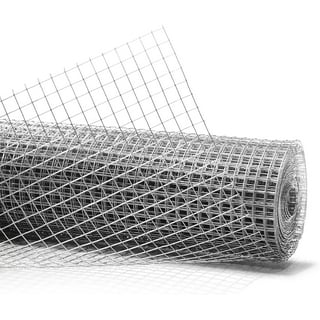 Fencer Wire 14 Gauge Galvanized Welded Wire Fence, 2 x 4 Mesh Opening for  Vegetables, Garden Fruits & Animals Enclosure
