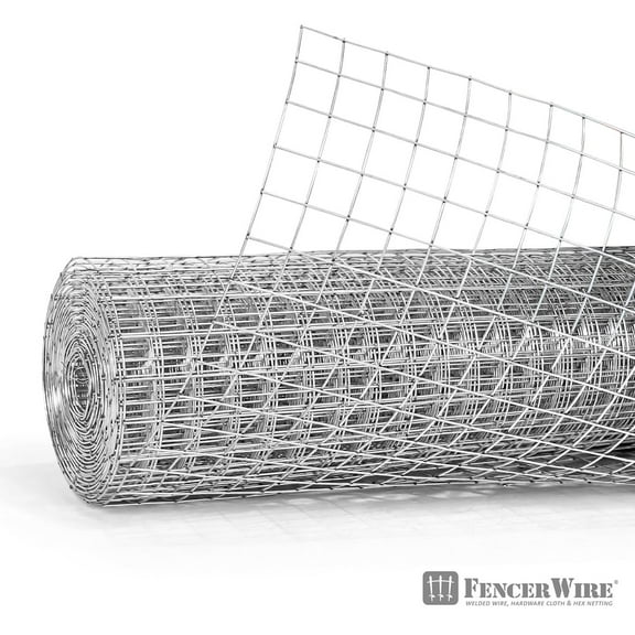Fencer Wire Heavy Duty 10 Gauge Galvanized Welded Wire Fence, 2" x 2" Opening Mesh for Vegetables, Garden Fruits & Animals Enclosure (4 ft. x 50 ft.)
