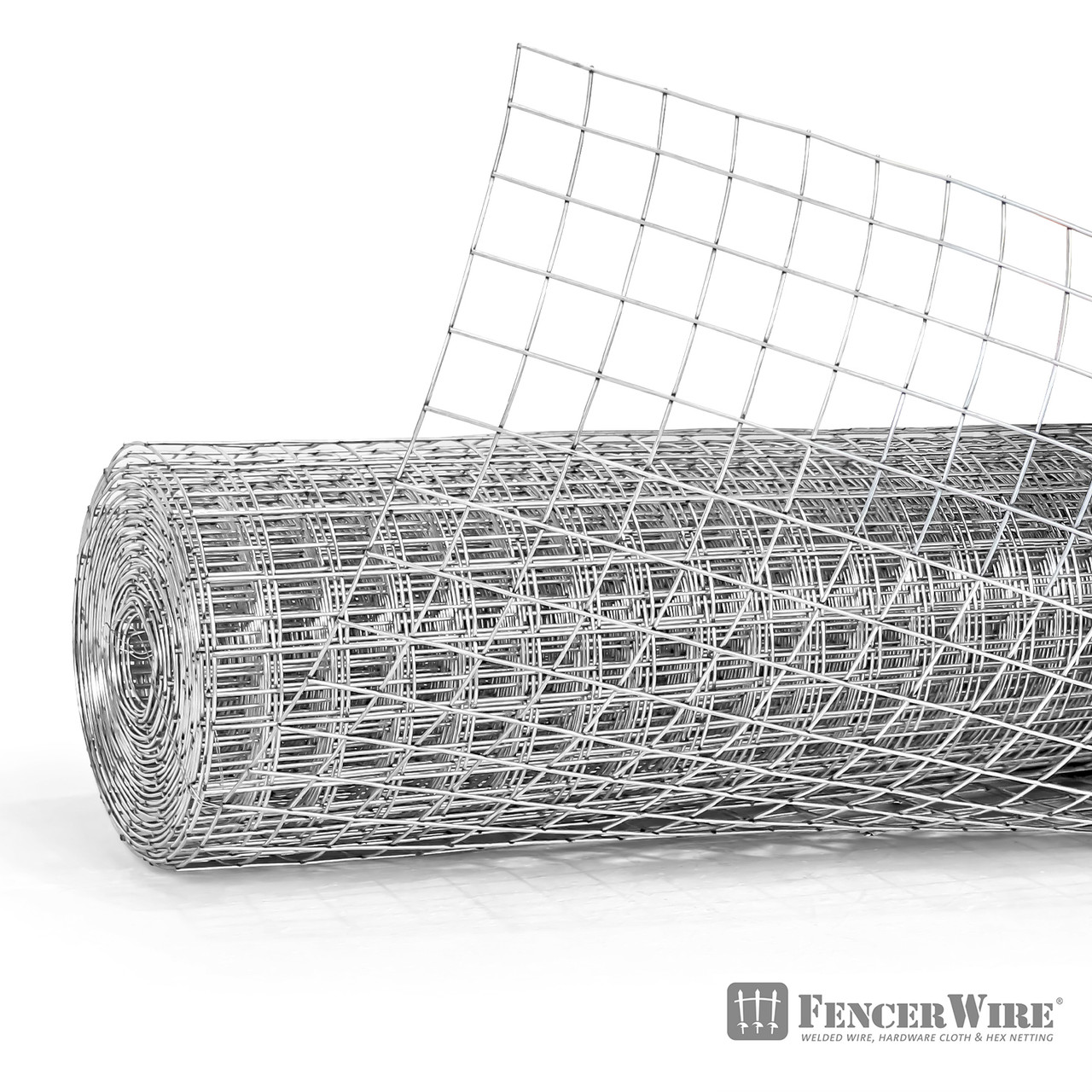 Fencer Wire Heavy Duty 10 Gauge Galvanized Welded Wire Fence, 2 x 2  Opening Mesh for Vegetables, Garden Fruits & Animals Enclosure (4 ft. x 50  ft.)