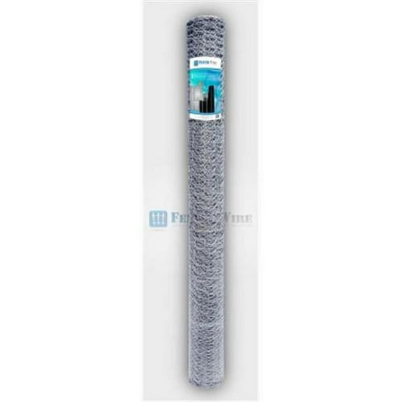 Fencer Wire Hex Netting 20 Gauge Galvanized 36in x10ft 2in