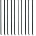 thumbnail image 1 of Fencer Wire Heavy Duty 8FT Outdoor Patio Steel Fencing Border Post, 16 Gauge Anti-Rust Metal Fence Post, 2” Diameter Decorative Garden Fence Post, Pack of 10, 1 of 8