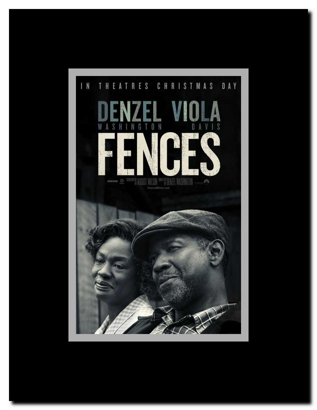 Fences Framed Movie Poster