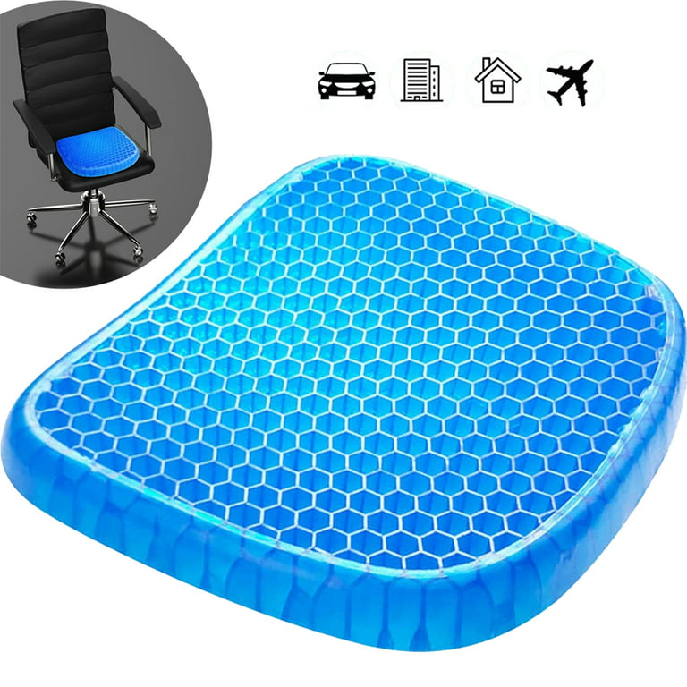 BackJoy Tech Gel Seat Cushion, Designed for Lower Back Pain, Improve  Posture, For Car Seats, Office/Hard Surface/Desk Chairs, Outdoor Surfaces,  Portable, Lightweight