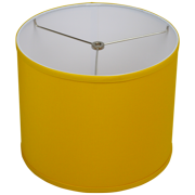 Fenchel Shades | 12" Top Diameter x 12" Bottom Diameter x 10 Height, Washer/Spider Attachment Drum Lamp Shade - Linen Curry