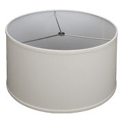 Fenchel Shades | 16" Top Diameter x 17" Bottom Diameter x 9 Slant, Washer/Spider Attachment Empire Lamp Shade - Linen Cream