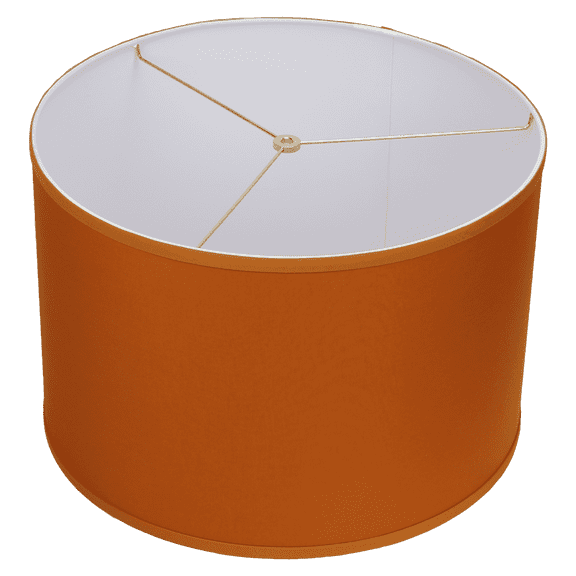 Fenchel Shades | 18" Top Diameter x 18" Bottom Diameter x 12 Height, (Washer/Spider Attachment) Drum Lamp Shade - (Linen Cedar)