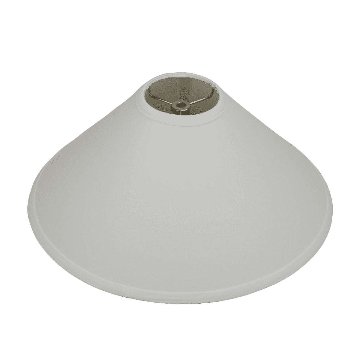 Fenchel Shades | 4" Top Diameter x 16" Bottom Diameter x 9 Slant, (Washer/Spider Attachment) Empire Lamp Shade - (Linen Snow)