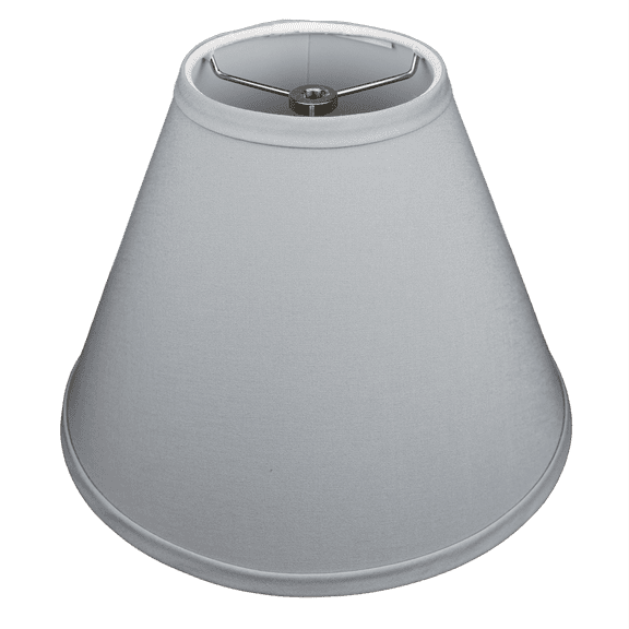 Fenchel Shades | 5" Top Diameter x 12" Bottom Diameter x 9 Slant, (Washer/Spider Attachment) Empire Lamp Shade - (Linen Overcast)