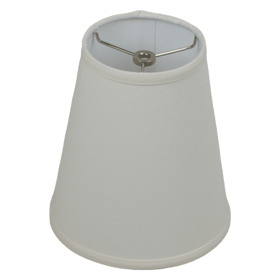 Fenchel Shades | 5" Top Diameter x 8" Bottom Diameter x 9 Slant, (Washer/Spider Attachment) Empire Lamp Shade - (Linen Cream)
