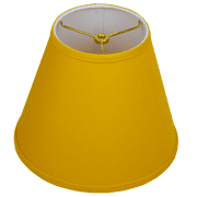 Fenchel Shades | 6" Top Diameter x 11" Bottom Diameter x 9 Slant, Washer/Spider Attachment Empire Lamp Shade - Linen Curry