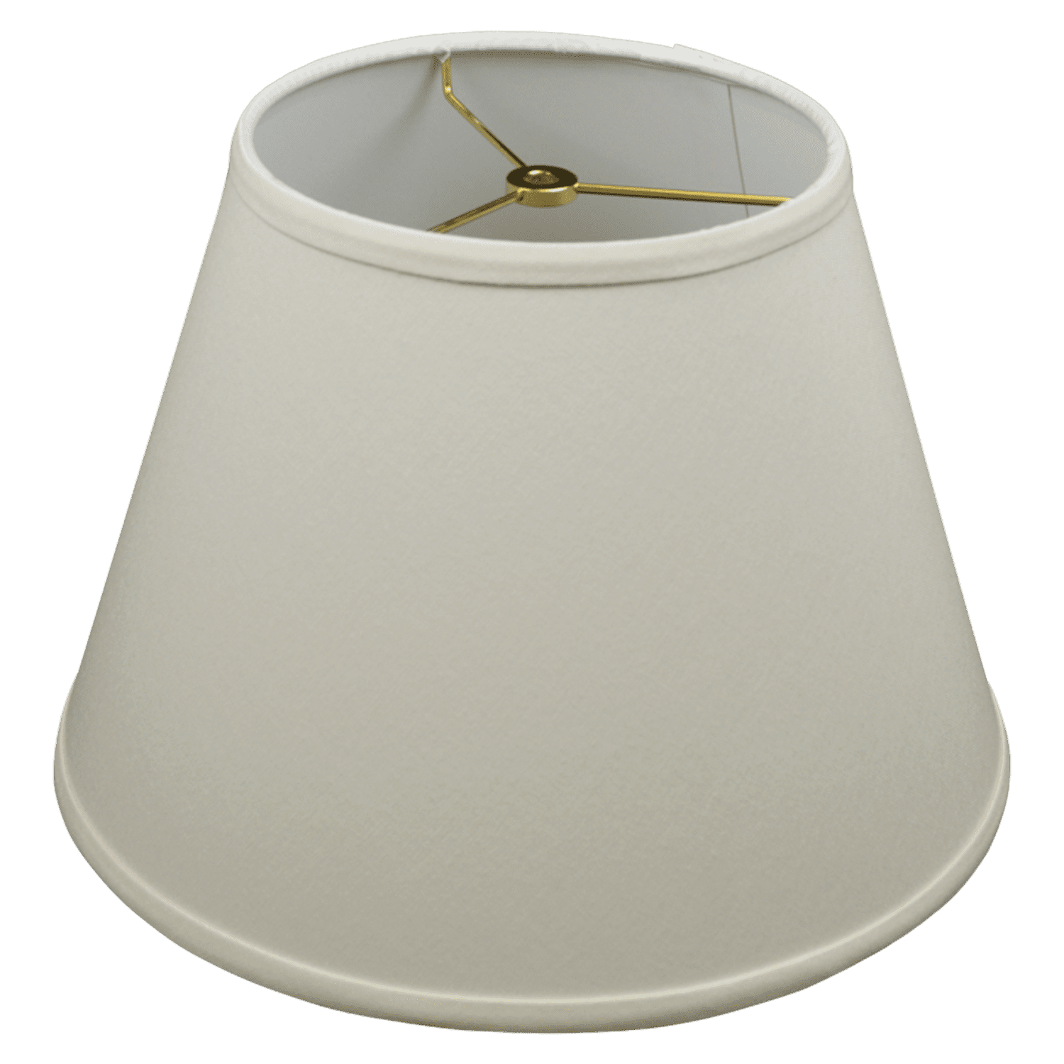 Fenchel Shades | 8" Top Diameter x 14" Bottom Diameter x 10 Slant, (Washer/Spider Attachment) Empire Lamp Shade - (Linen Cream)