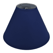 Fenchel Shades | 8" Top Diameter x 18" Bottom Diameter x 14 Slant, Washer/Spider Attachment Empire Lamp Shade - Linen Prussian