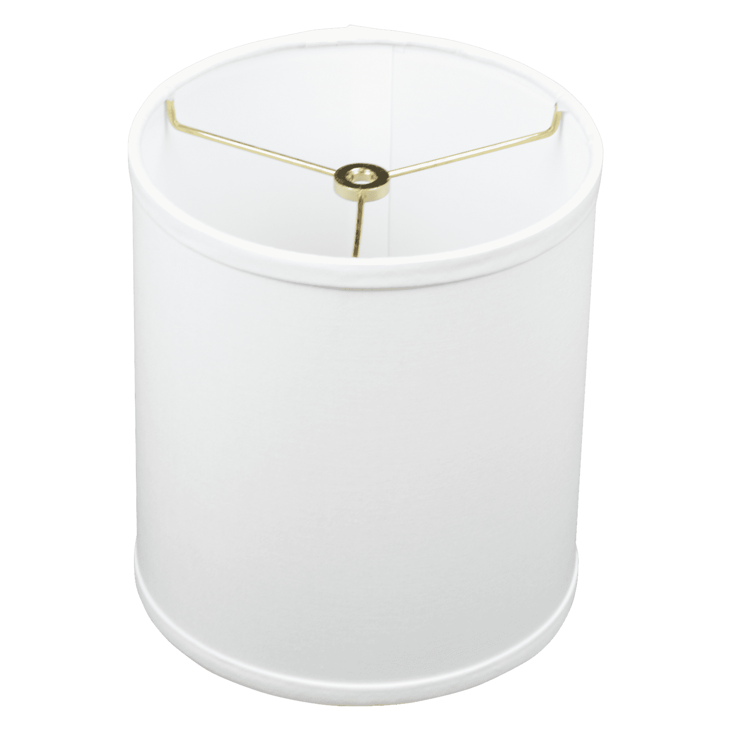Fenchel Shades | 8" Top Diameter x 8" Bottom Diameter x 9 (Washer/Spider Attachment) Drum Lamp Shade - (Linen White)