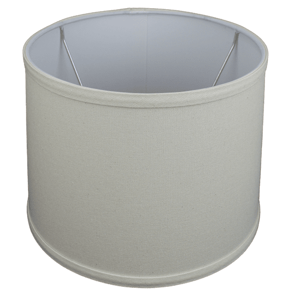 Fenchel Shades | 9" Top Diameter x 10" Bottom Diameter x 7.5 (6" Drop, Uno Attachment) Empire Lamp Shade - (Linen Beige Homespun)