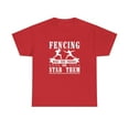 thumbnail image 1 of Fencing Make New Friends Shirt, Fencer T-shirt Gift, En Garde Tee - ID: 816, 1 of 7