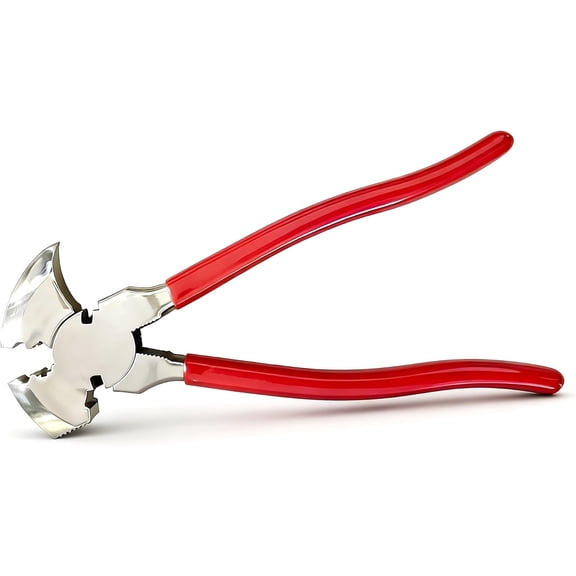 Fencing Pliers, 10-Inch Heavy Duty Fence Pliers Multi Tool | Wire Cutters for Fencing, Hammer Head, Nail Puller, Staple Puller for Barbed Wire, Chain Link, Farm, Ranch Repair
