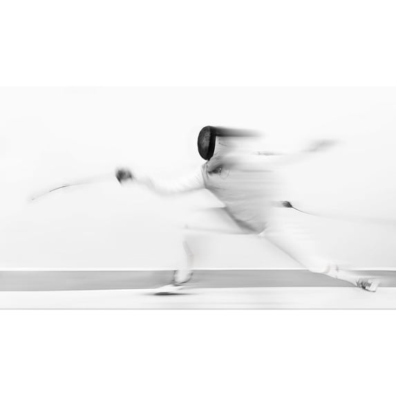 Fencing Poster Print - Larry Deng