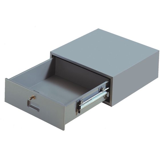 Fenco Stock Manual Cash Drawer w/Deadbolt Lock & Brackets