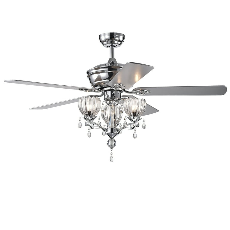 White flower ceiling fan light kit deals