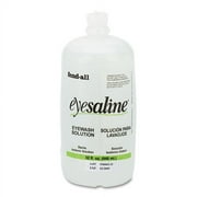 Fendall Eyesaline Eyewash Saline Solution Bottle Refill, 32 Oz Bottle | Bundle of 2 Each