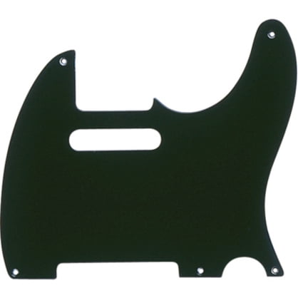 1-Ply Black 5-Hole Mount Telecaster Pickguard