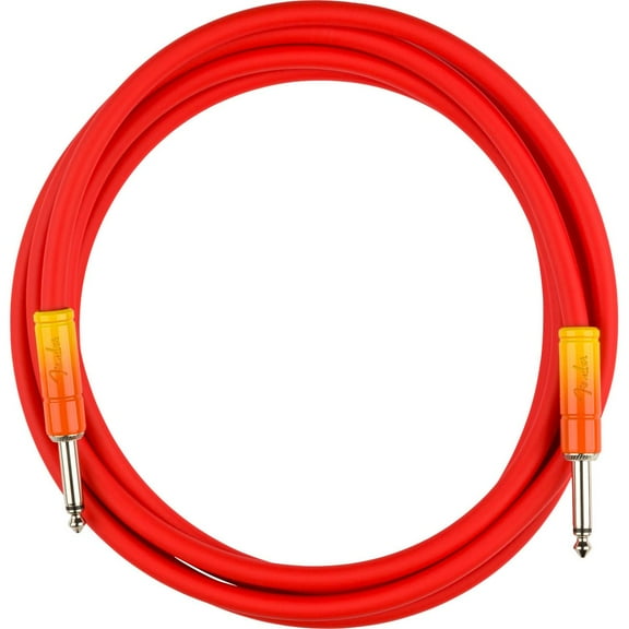 Fender 10' Ombre Series Instrument Cable, Straight/Straight, Tequila Sunrise