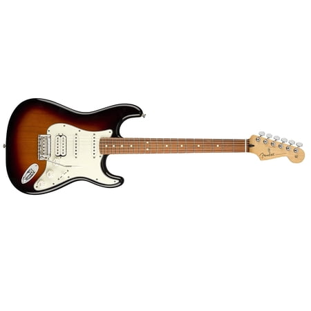 Fender 144523500 3-Color Sunburst Player Stratocaster HSS Electric Guitar, Pau Ferro Fingerboard