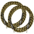 thumbnail image 1 of Fender 18.6-Foot Professional Tweed Instrument Cable, Straight-Straight, Woodland Camo - 2 Pack, 1 of 3