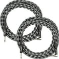 thumbnail image 1 of Fender 18.6-Foot Professional Instrument Cable, Straight-Angled, Winter Camo - 2 Pack, 1 of 5
