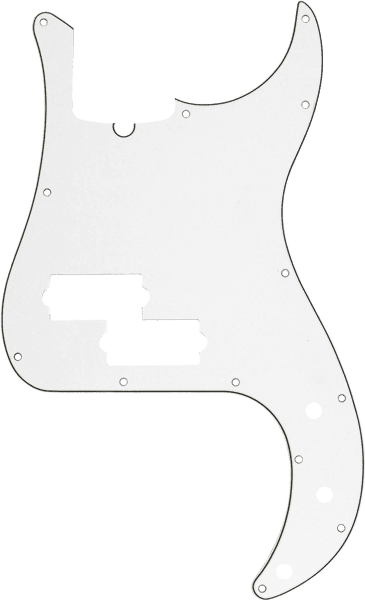 3-Ply Parchment 13-Hole Mount Precision Bass&reg; Pickguard (with Truss Rod Notch)