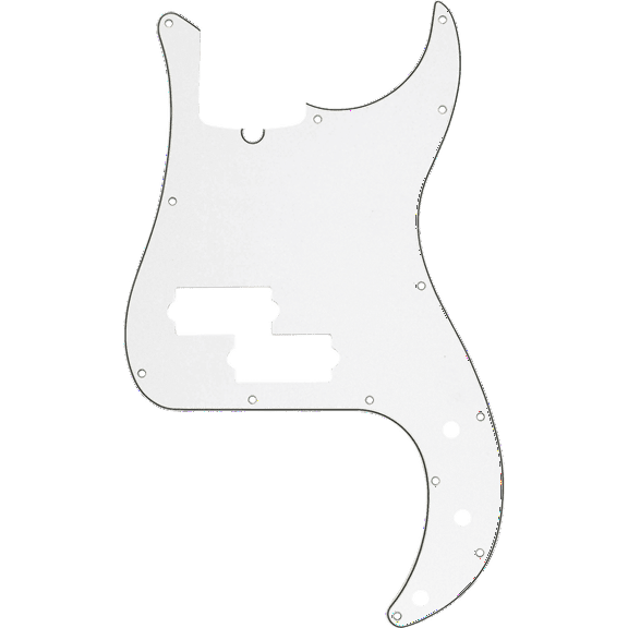 3-Ply Parchment 13-Hole Mount Precision Bass Pickguard (with Truss Rod Notch)