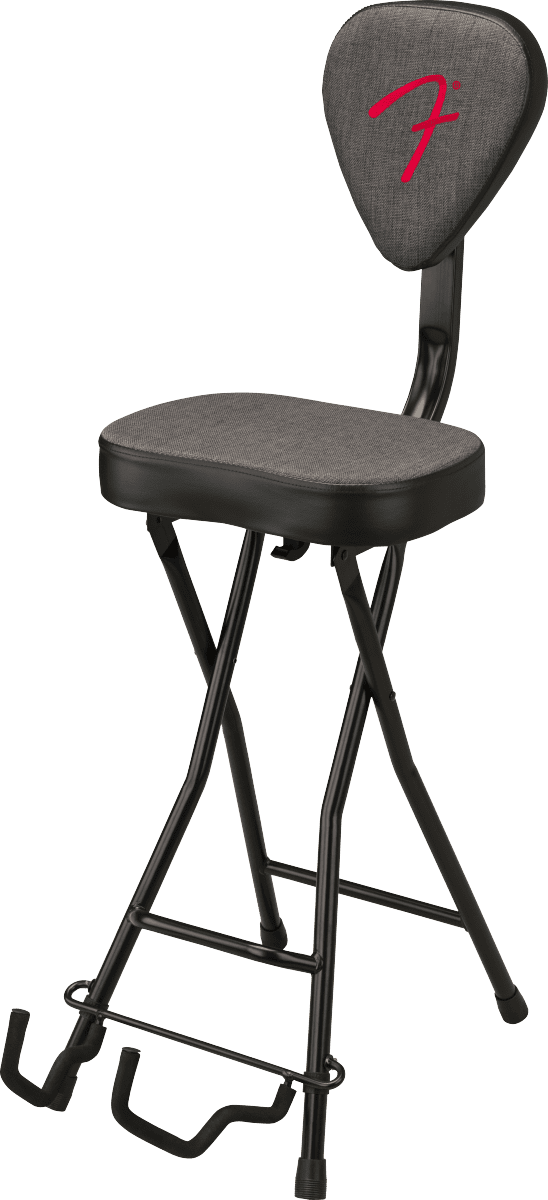 Fender 351 Pick Back Stool / Guitar Stand Combo w/Padded Seat #0991802006 - NEW