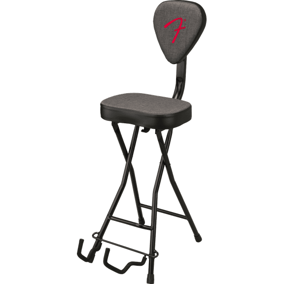 Fender 351 Pick Back Stool / Guitar Stand Combo w/Padded Seat #0991802006 - NEW