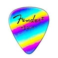 thumbnail image 1 of Fender 351 Shape Graphic Picks (12 Pack) for electric guitar, acoustic guitar, mandolin, and bass, 351 - Heavy, Multicolor (Rainbow), 1 of 3